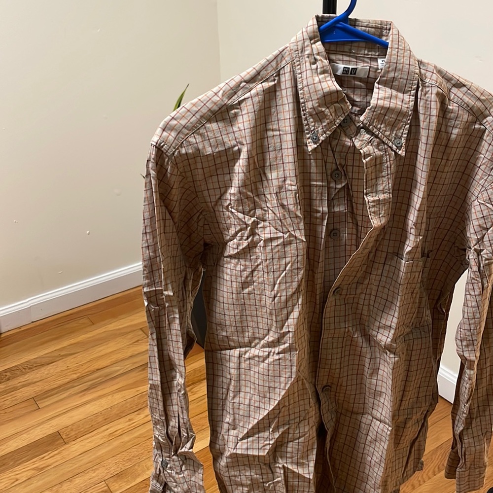 Button Up Men Uniqlo